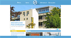 Desktop Screenshot of pius-gymnasium.de